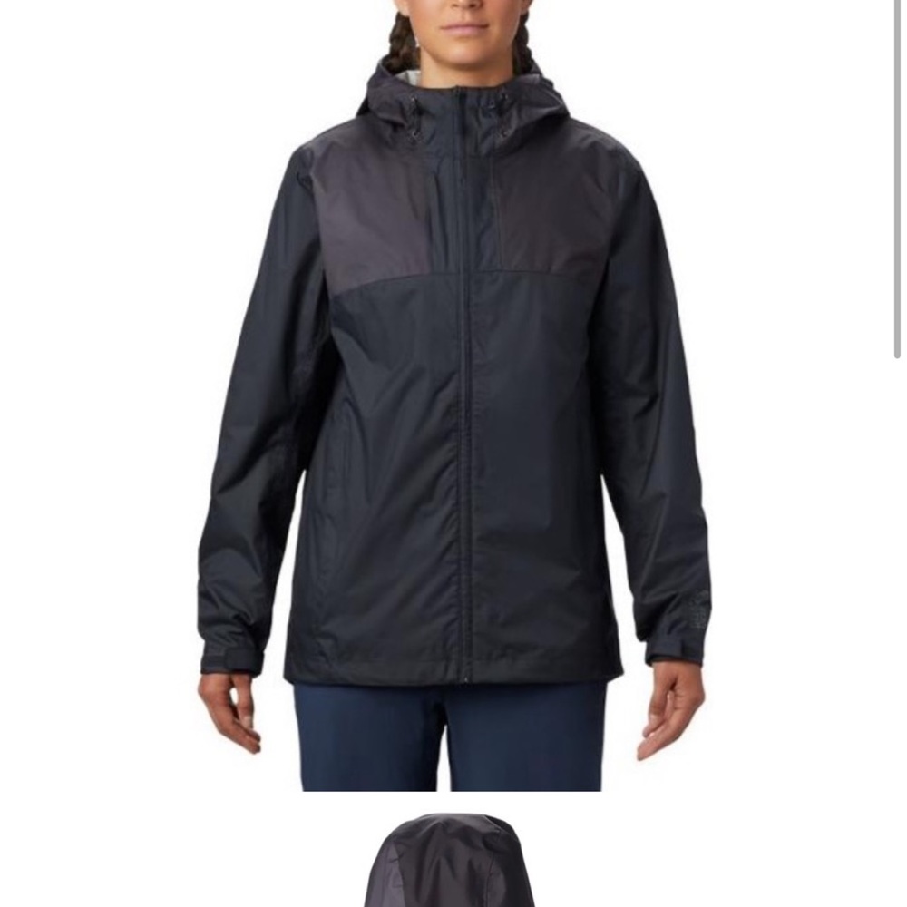 NWOT Mountain Hardwear Bridgehaven Jacket Black Hiking